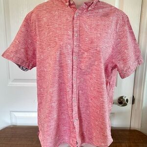 NWT Cactus Man Men's Coral Button-Up Shirt
